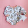 Vintage Pooh Balloons Sweater Romper