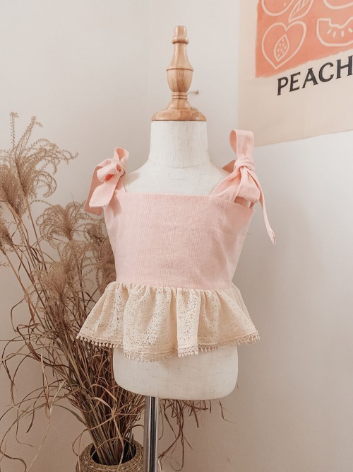 2T Petal Crop Peplum
