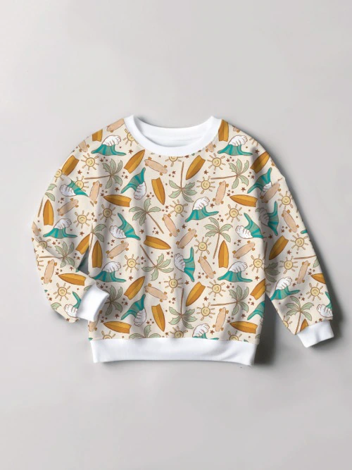 Summer Surf Oversized Sweatshirt