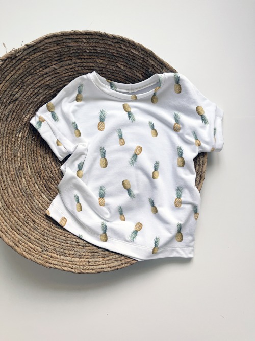 Summer Cozy Tee (Various Older Prints) - Pineapples