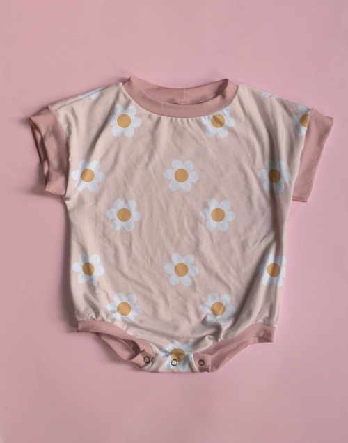 TeeRomper -PinkDaisies TeeRomper -PinkDaisies