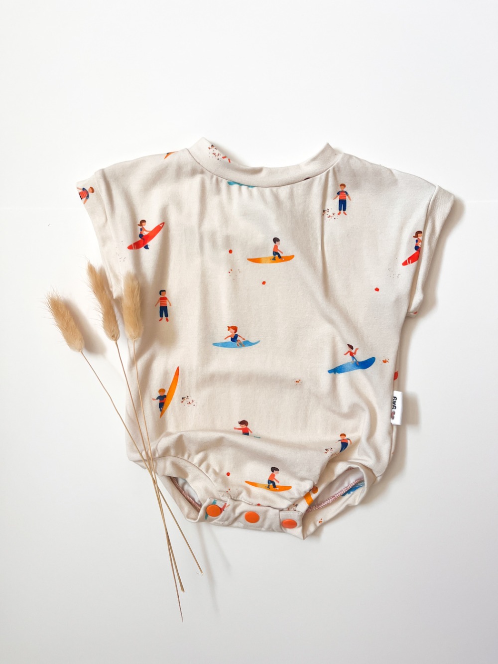 Cozy Tee Romper - Surfers (Newborn)