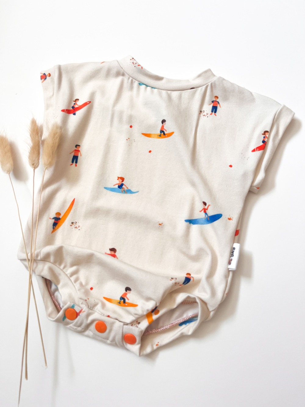 Cozy Tee Romper - Surfers (Newborn) - Image 2