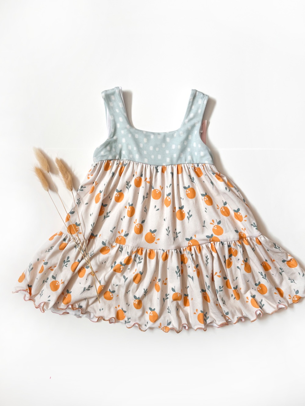 Boise Dress - Citrus Summer 9-12m