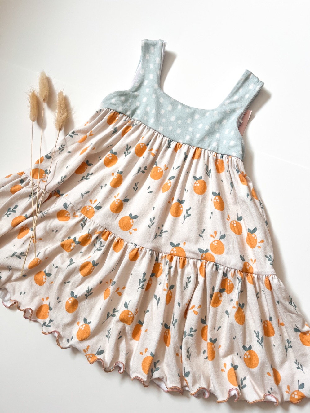 Boise Dress - Citrus Summer 9-12m - Image 2