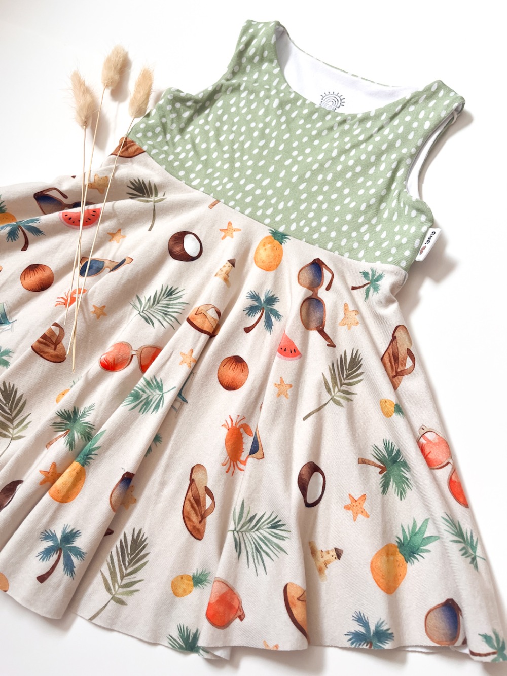 Twirl Tank Dress - Summertime 12-18m - Image 3