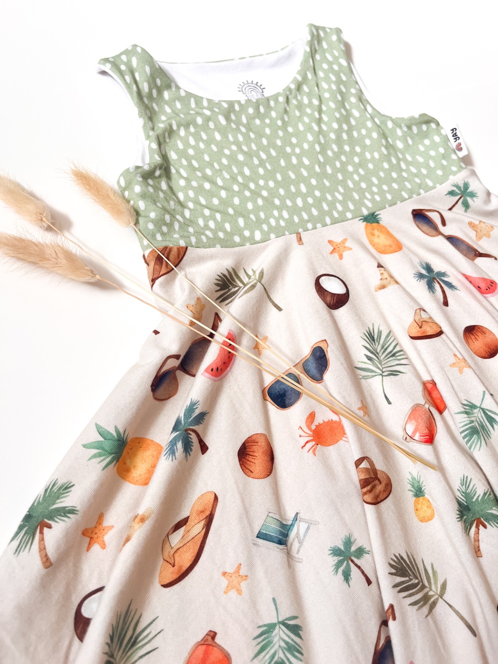 Twirl Tank Dress - Summertime 12-18m - Image 2