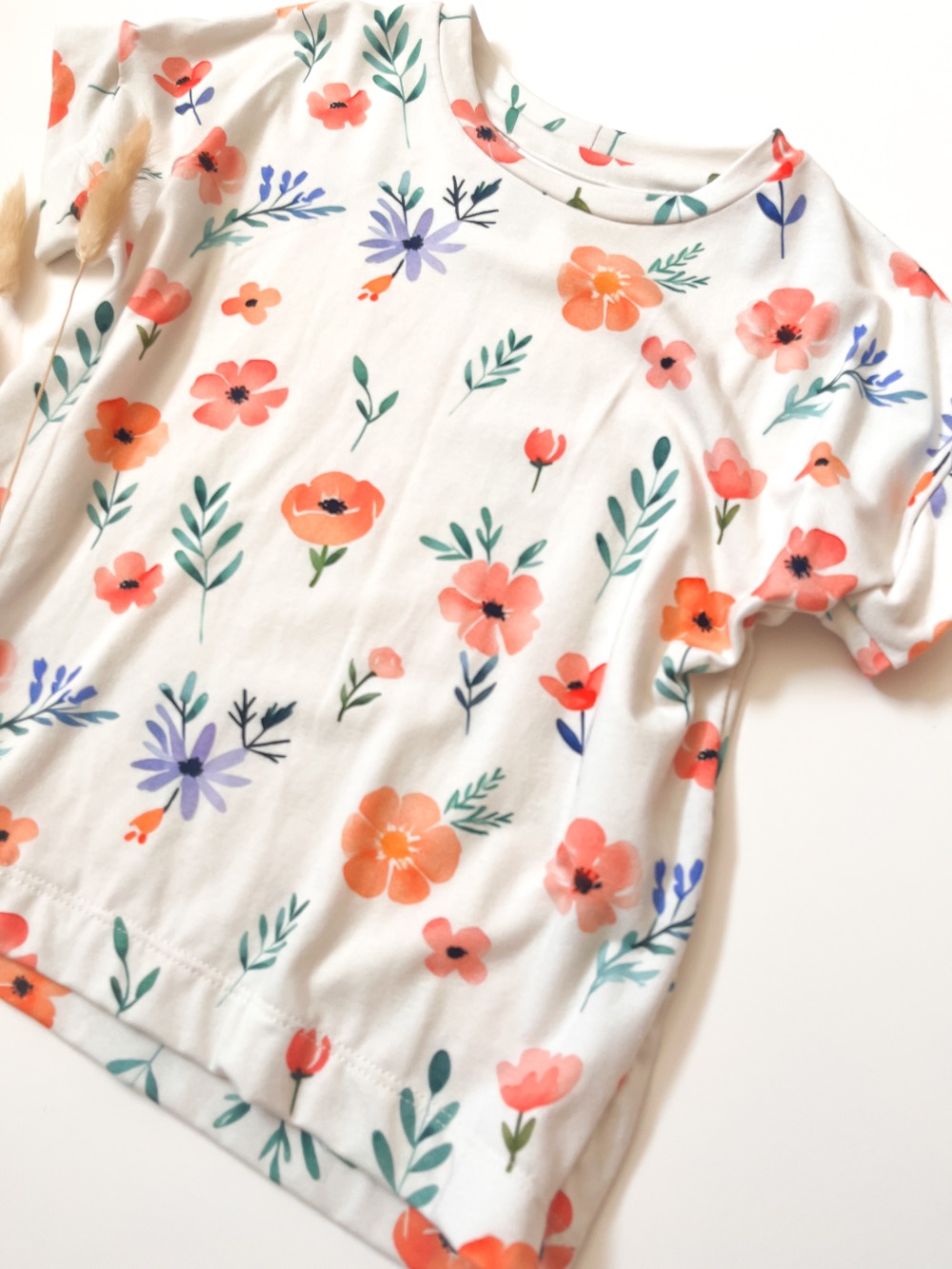Cozy Tee - Summer Floral 3T - Image 2