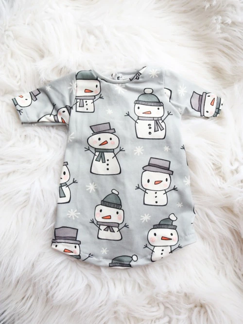 Dolly Nightgown - Snowmen