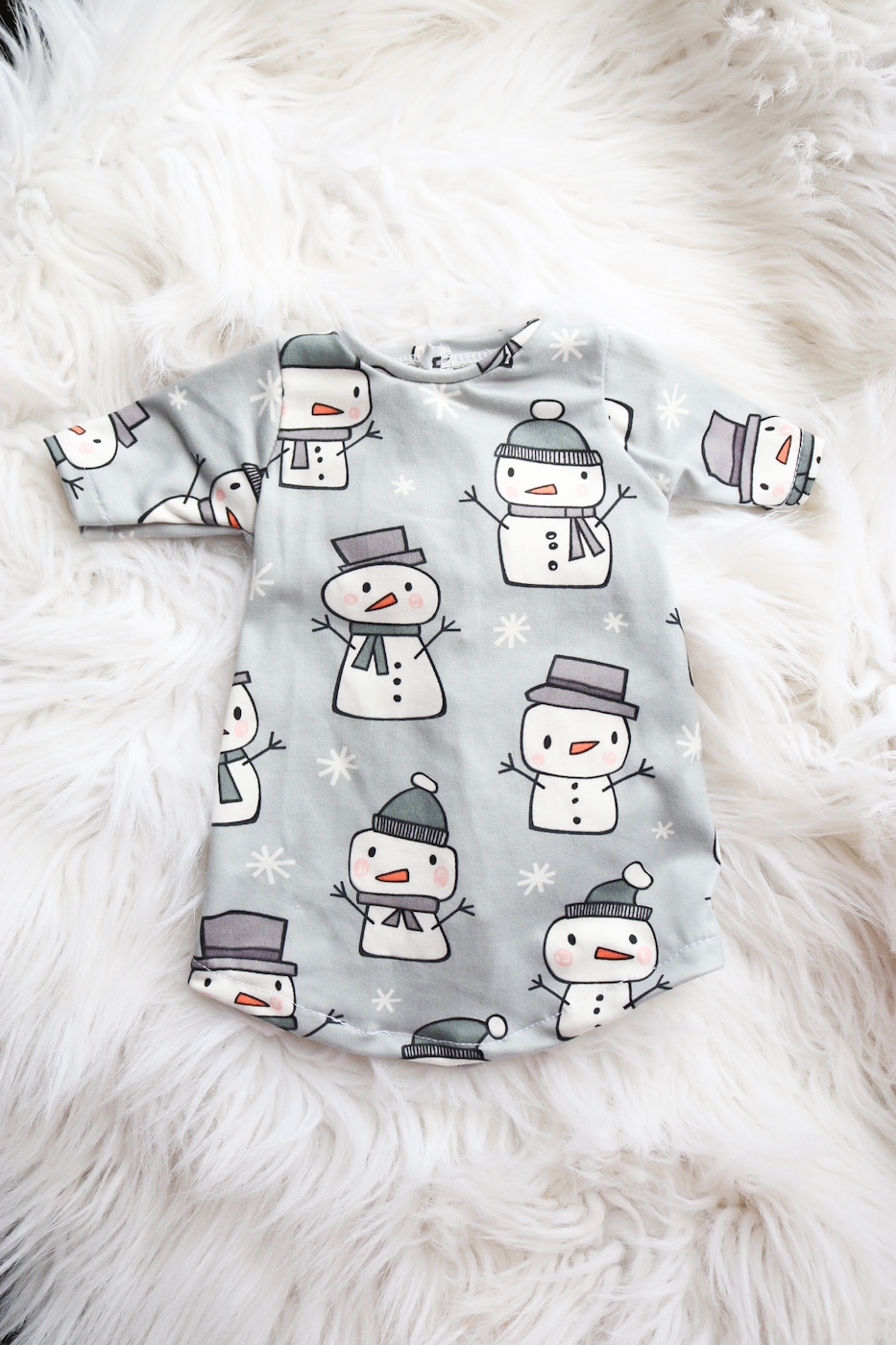 Dolly Nightgown - Snowmen