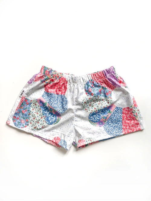 Patchwork Picnic Shorts (4T)