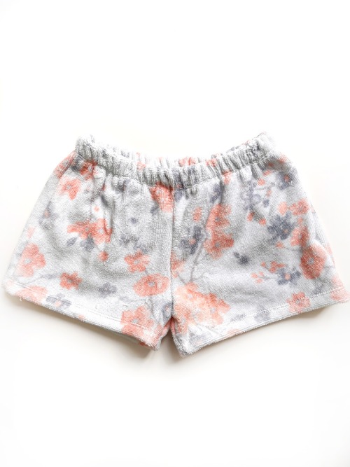 Sunset Bloom Towel Shorts (5T)