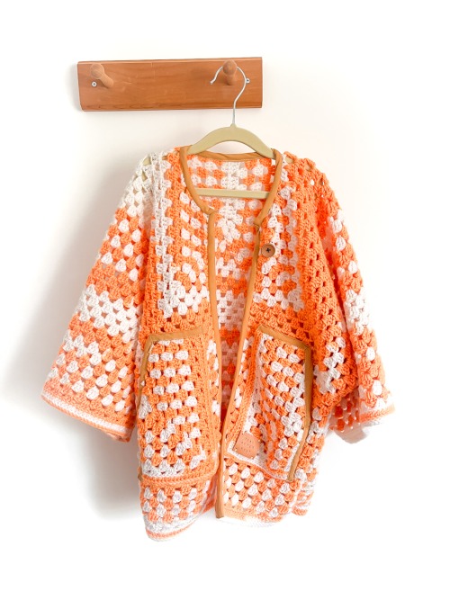 Tangerine Dream Granny Cardigan (6–10 Flexible Fit)