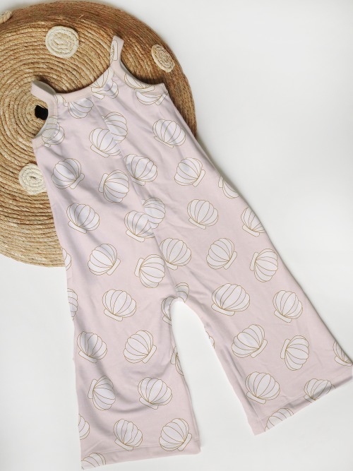 Wide Leg Jumpsuit - Seashells