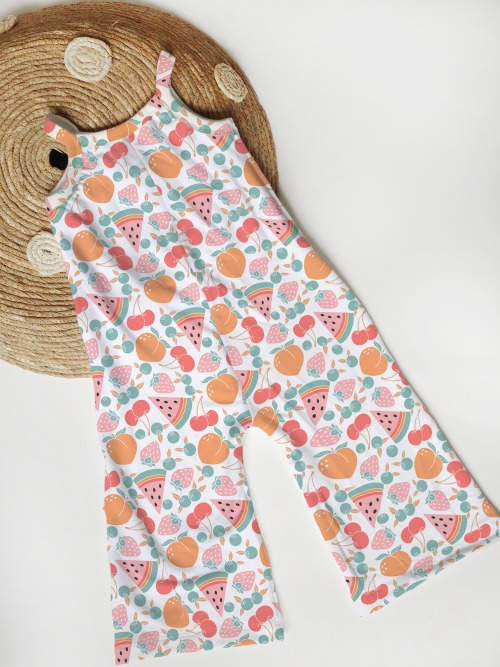 Wide Leg Jumpsuit - Fruit Smoothie
