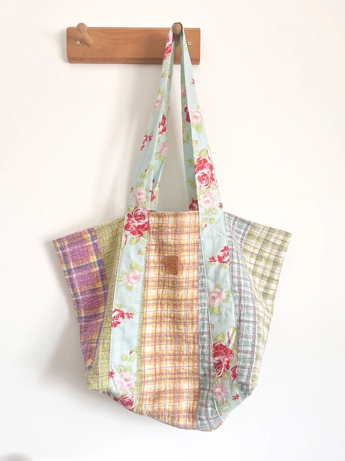 Picnic Plaid Oversized Tote Bag