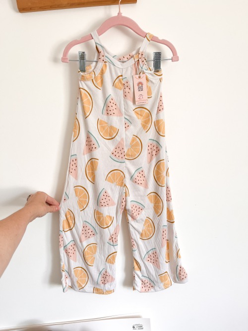 Watermelon Citrus Wide Leg Jumpsuit (2T)