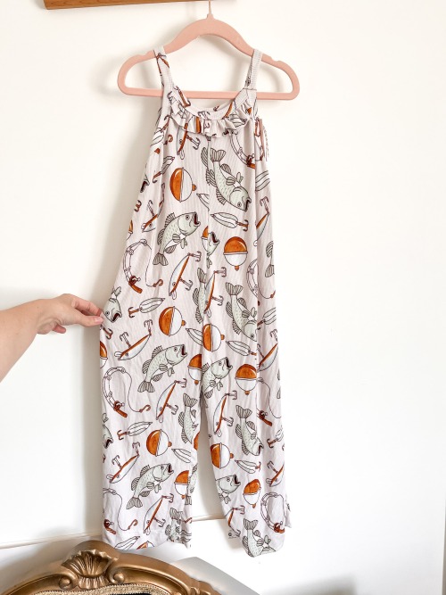 Gone Fishing Wide Leg Jumpsuit (5T)