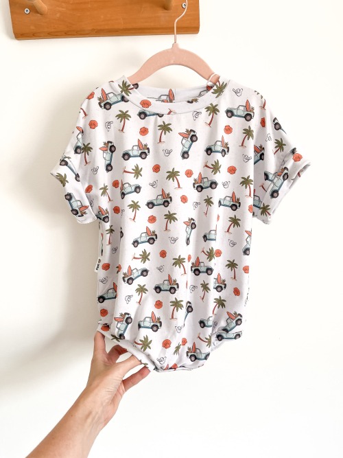 To The Beach Tee Romper (2T)