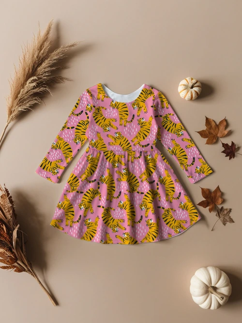 Fall Skater Dress - Tigers BCL