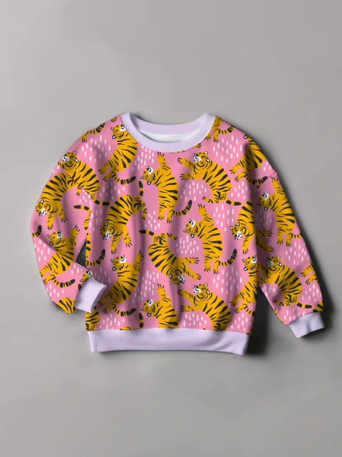 Fall Oversized Sweatshirt - Tigers
