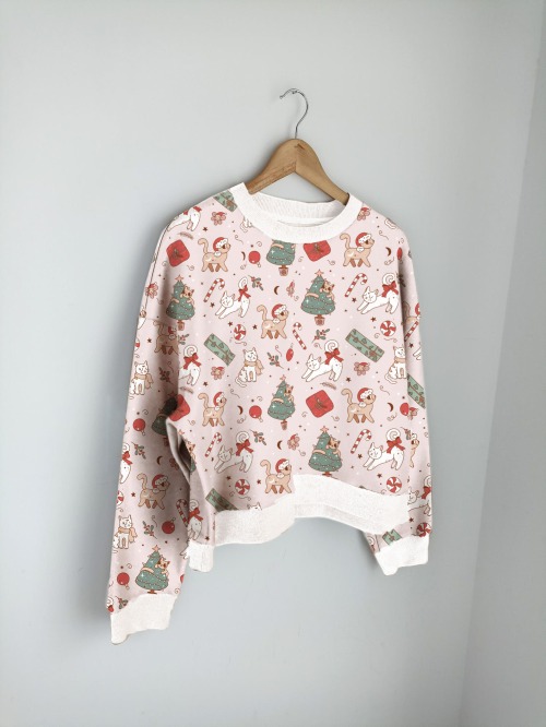 WomensSweatshirtNew -cats