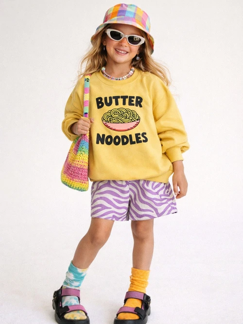 Butter Noodles Oversized Bamboo Sweatshirt