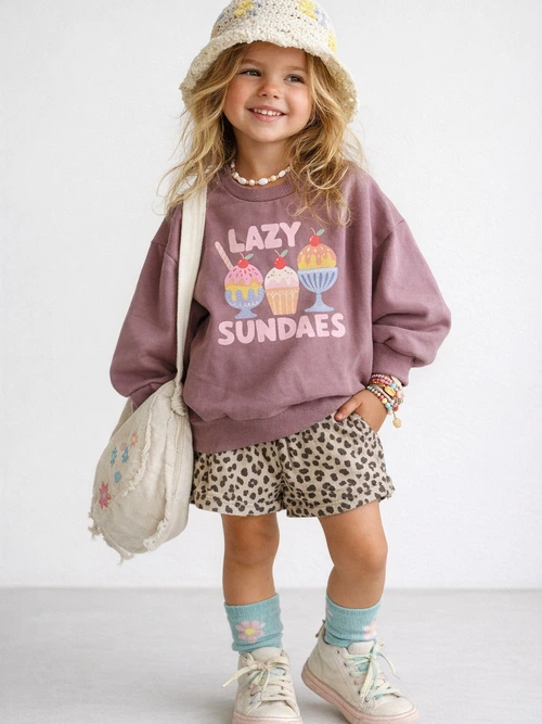 Lazy Sundaes Oversized Bamboo Sweatshirt