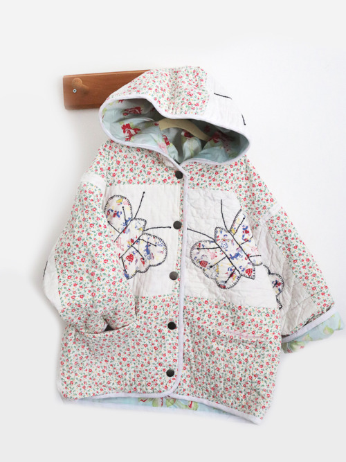 The Flutter Patch Girls Butterfly Quilt Jacket (5-7Y)