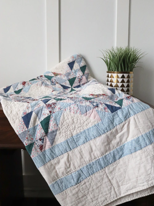 Custom Quilt Jacket - Bluebell Star