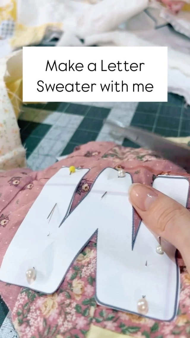 Sometimes I cut multiple versions of the same letter before I’m happy with it 😅. Here’s a little peek into my process of making your personalized Letter Sweaters! Still taking orders for a little bit longer 🙃

Xo Dana